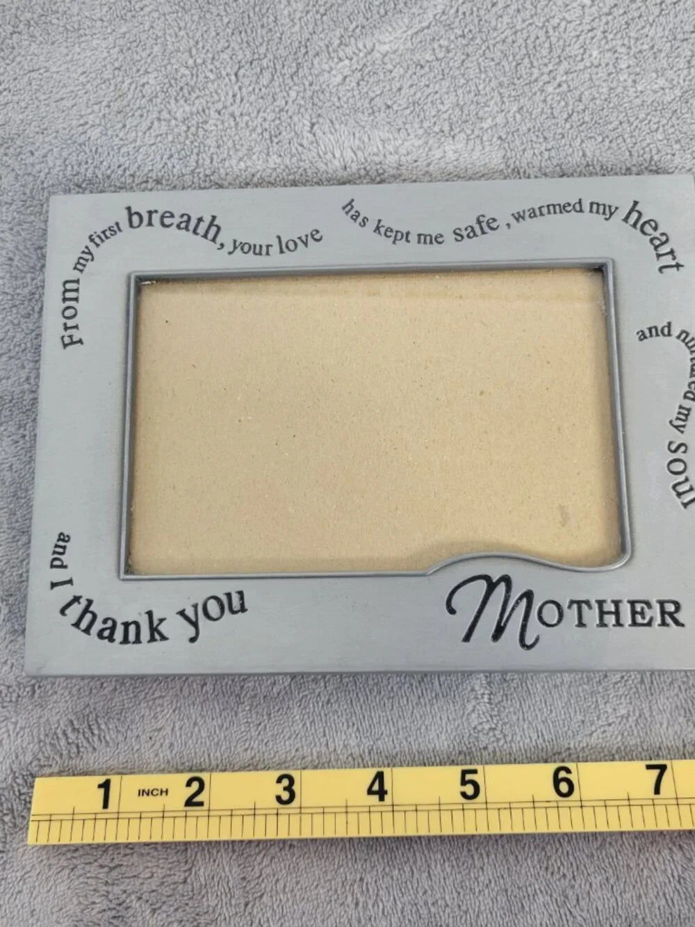 Malden Mother Silver Metal Picture Frame 4x6 Poem Quote Gift New Baby S30E